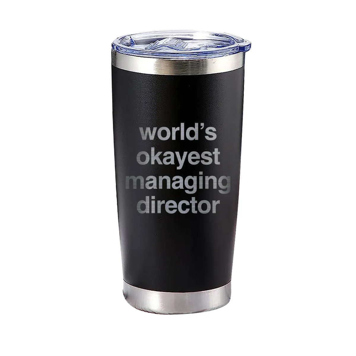 World's Okayest Managing Director Tumbler