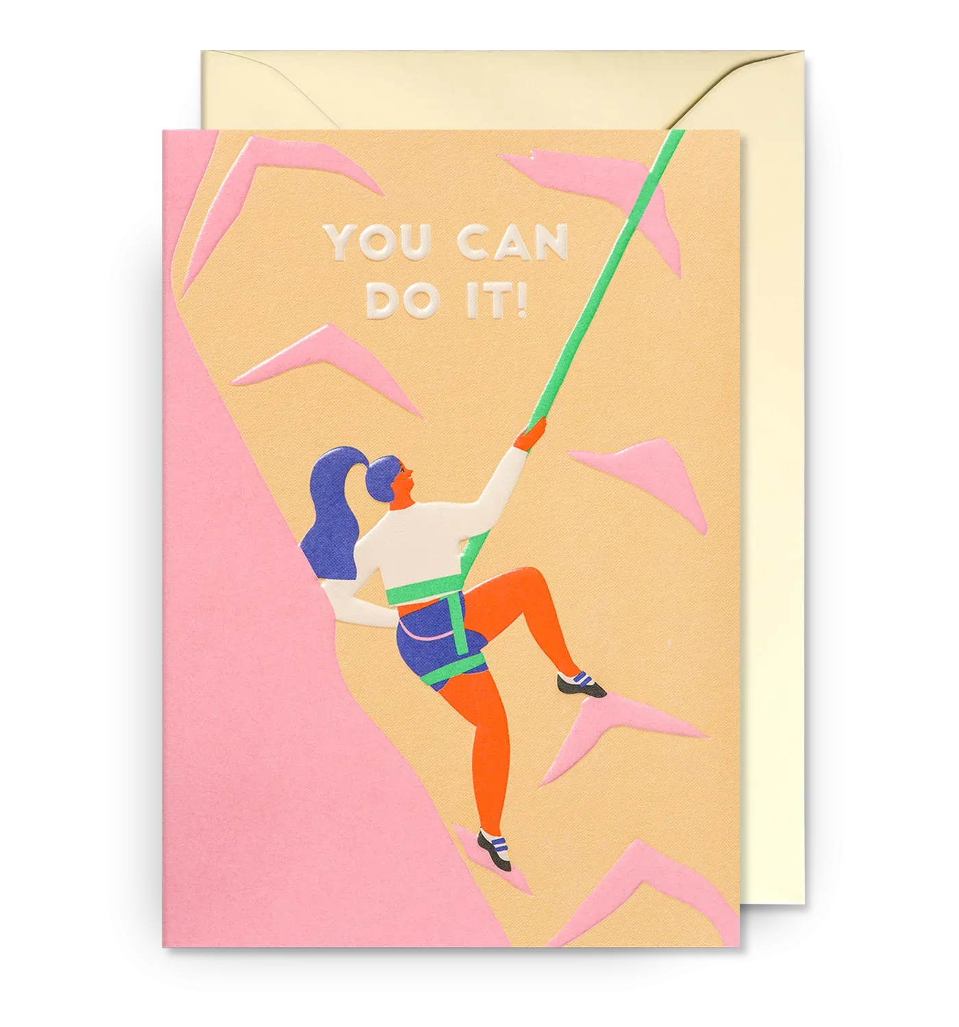 You Can Do It! Rock Climber