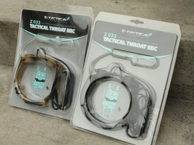 Z Tactical Throat Mic ( Tan )