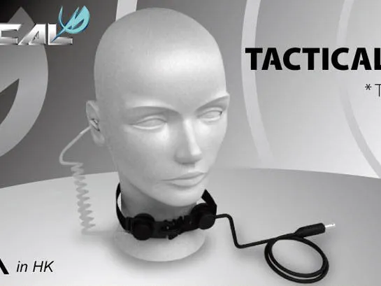 Z Tactical Throat Mic ( Tan )