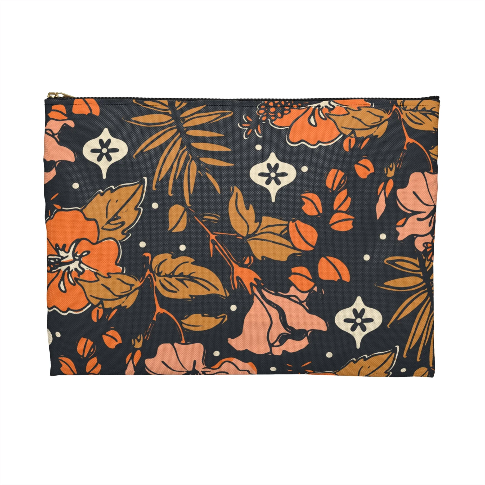 Zen Hibiscus Accessory Pouch