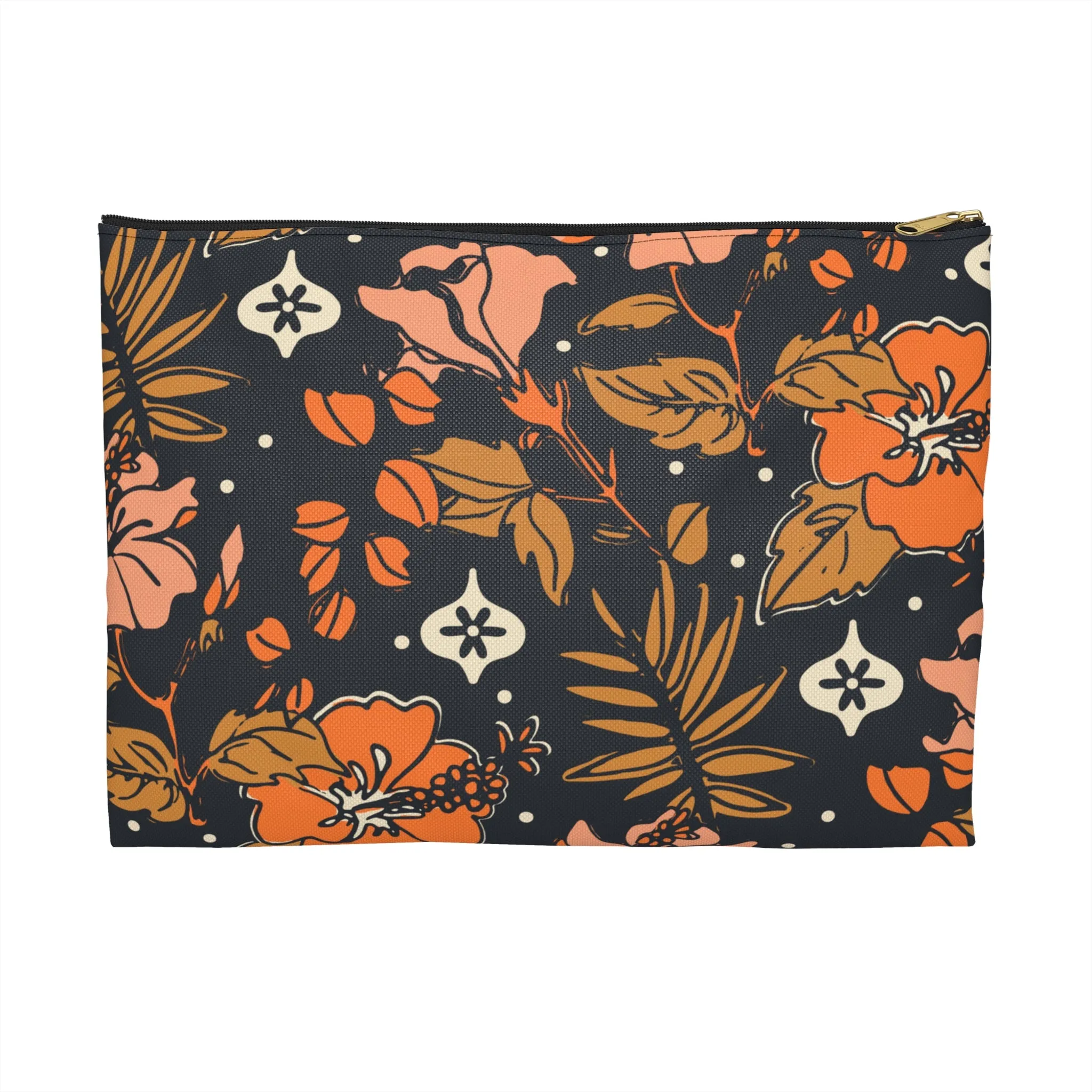 Zen Hibiscus Accessory Pouch