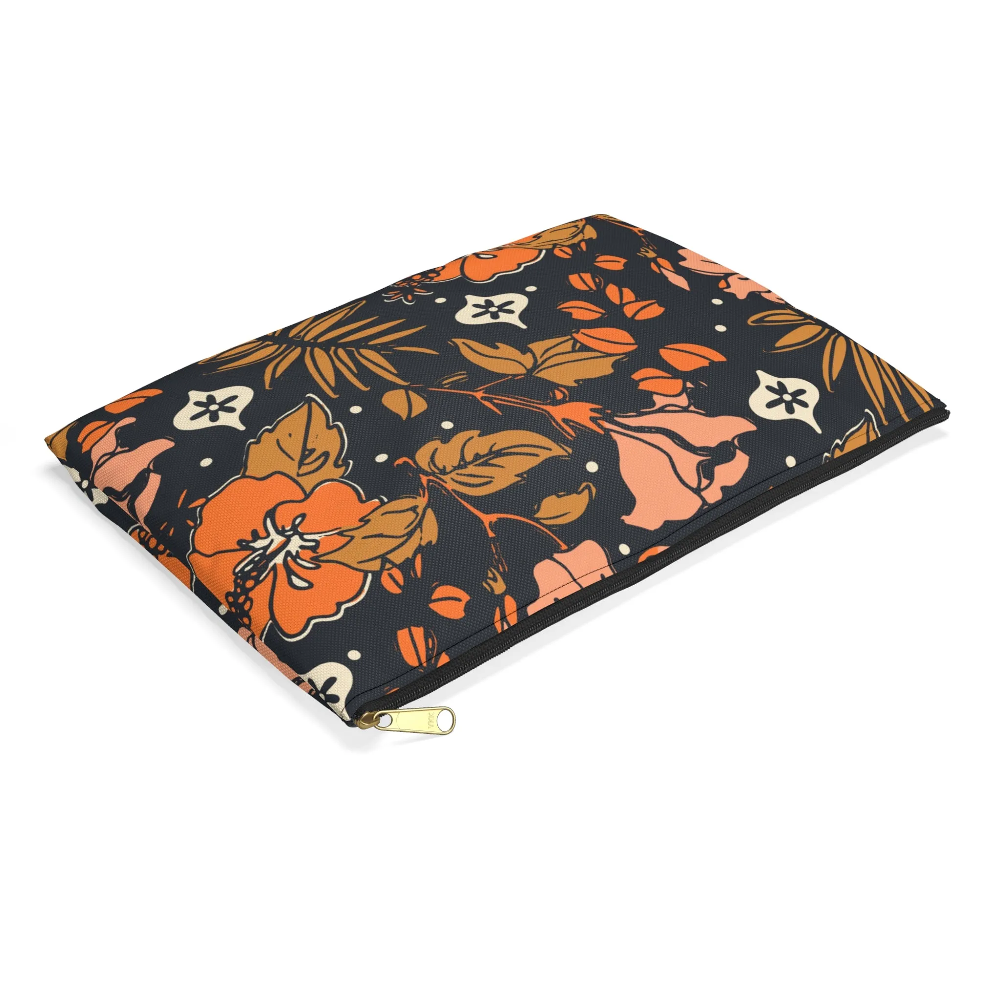Zen Hibiscus Accessory Pouch