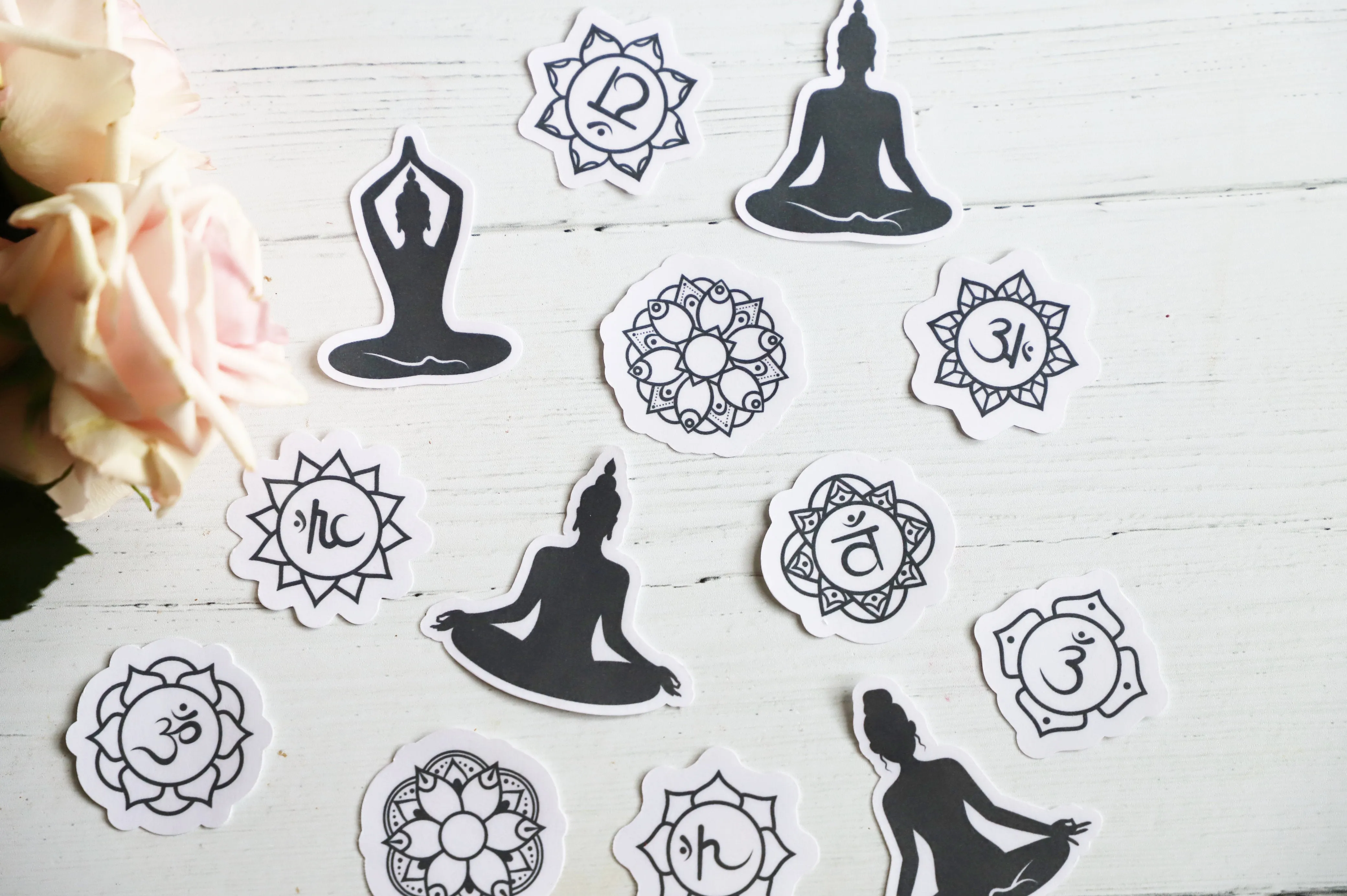 Zen Meditation sticker pack | 13pk