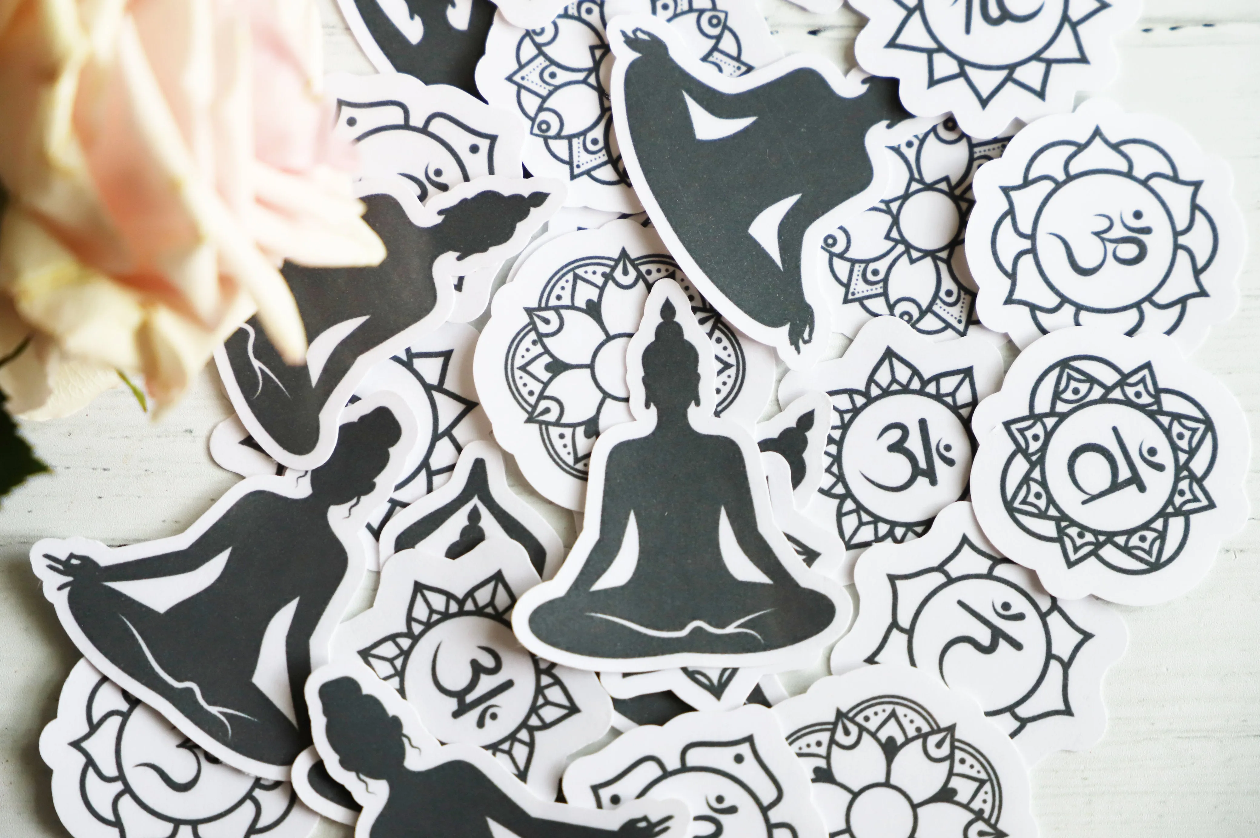 Zen Meditation sticker pack | 13pk